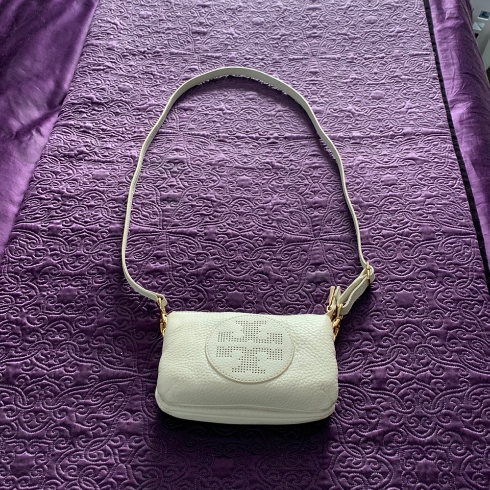 Authentic Tory Burch off white crossbody bag